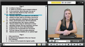 Deposition Video Transcripts